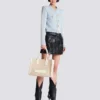 B-Army 36 Monogramm-Canvas-Jacquard- und Ledertasche B-Army 36 Monogramm-Canvas-Jacquard- und Ledertasche