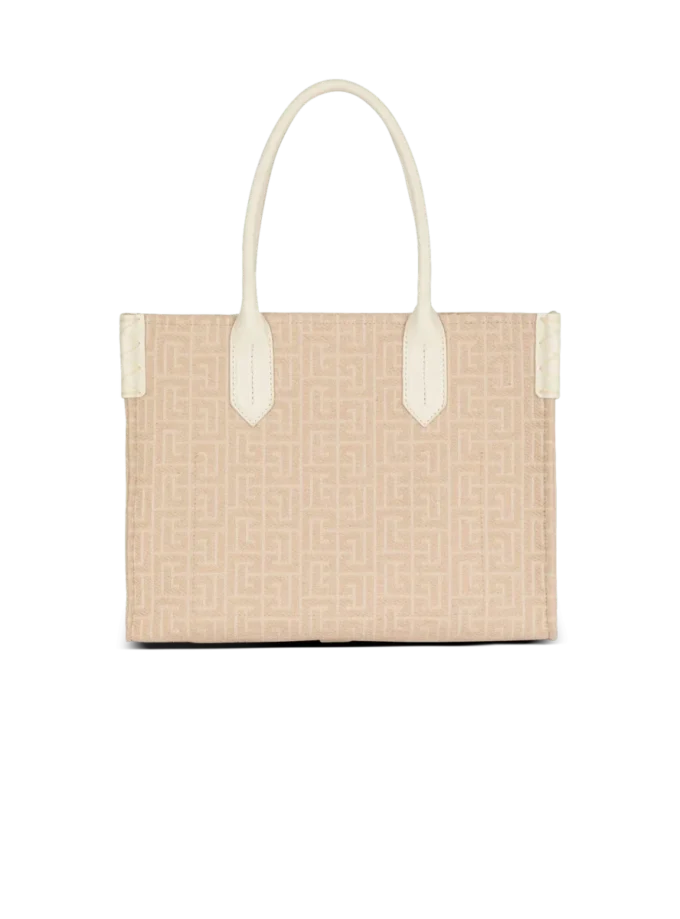 B-Army 36 Monogramm-Canvas-Jacquard- und Ledertasche B-Army 36 Monogramm-Canvas-Jacquard- und Ledertasche