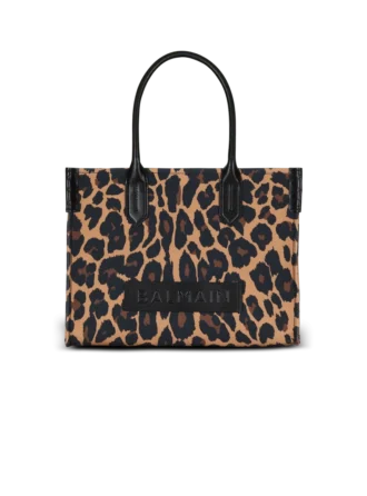 B-Army 36 Tote Bag mit Leopardenmuster