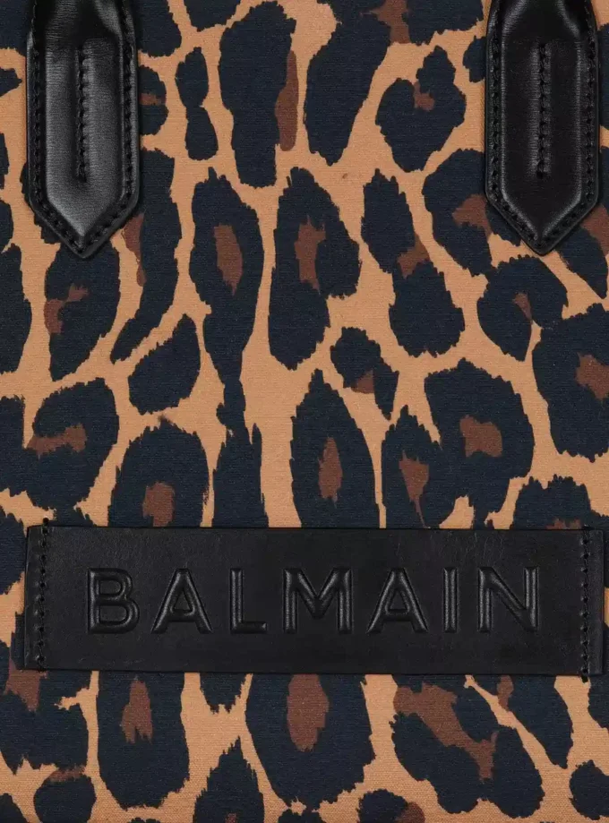 B-Army 36 Tote Bag mit Leopardenmuster B-Army 36 Tote Bag mit Leopardenmuster