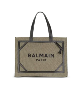 B-Army 42 Canvas-Tasche mit Lederdetails