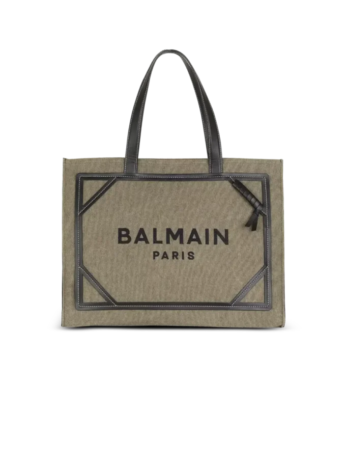 B-Army 42 Canvas-Tasche mit Lederdetails B-Army 42 Canvas-Tasche mit Lederdetails