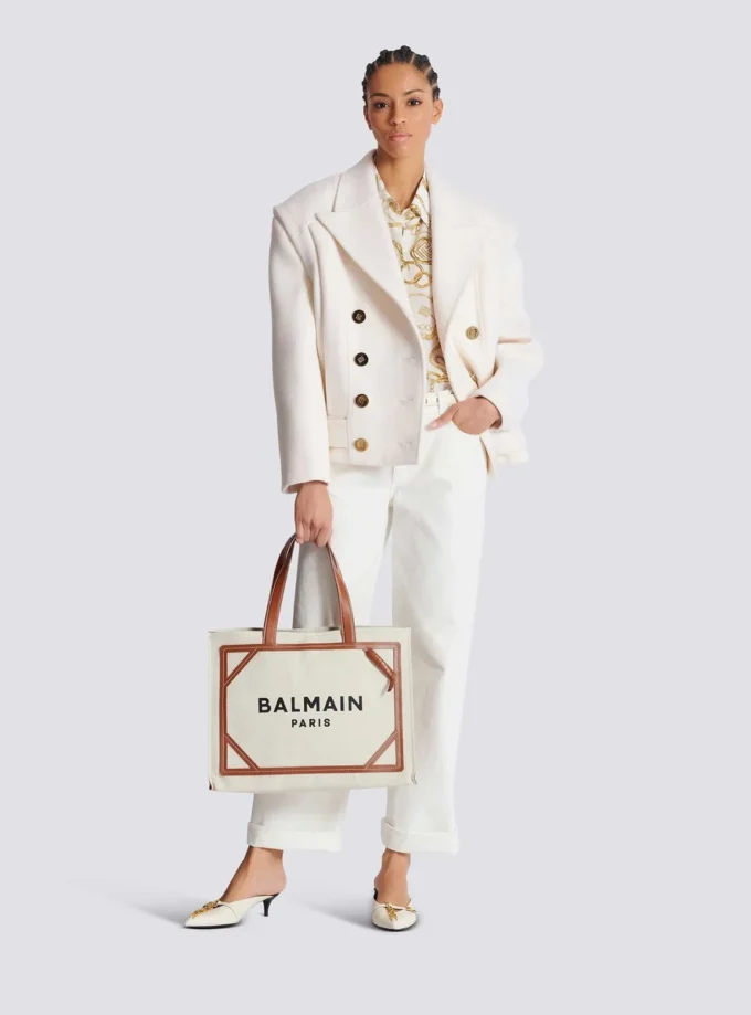B-Army 42 Canvas-Tasche mit Lederdetails B-Army 42 Canvas-Tasche mit Lederdetails