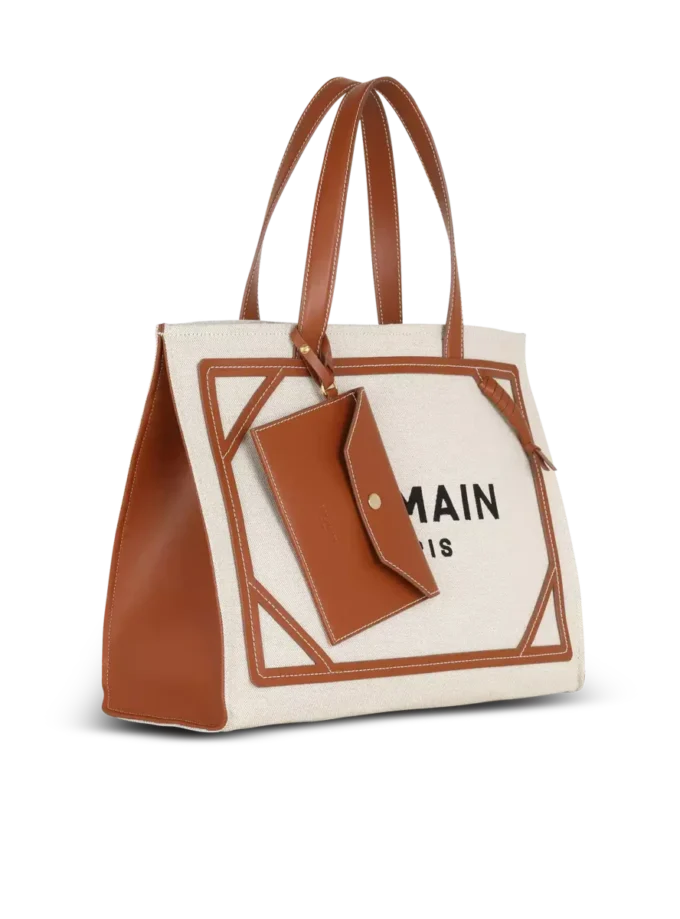 B-Army 42 Canvas-Tasche mit Lederdetails B-Army 42 Canvas-Tasche mit Lederdetails