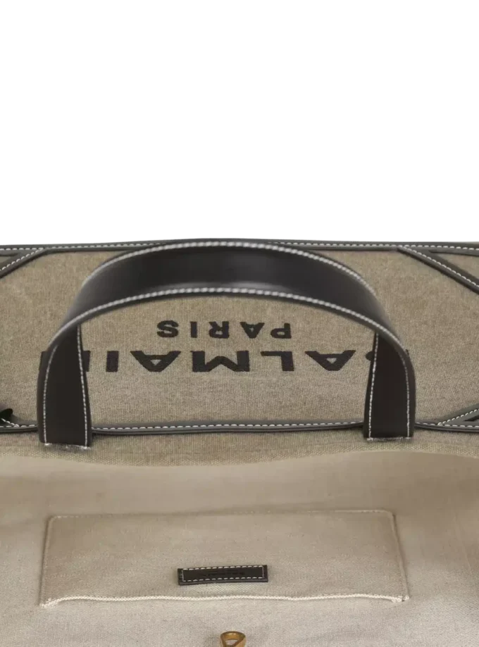B-Army 42 Canvas-Tasche mit Lederdetails B-Army 42 Canvas-Tasche mit Lederdetails