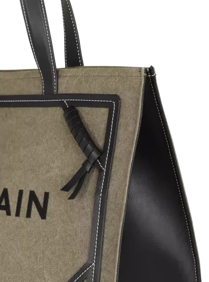 B-Army 42 Canvas-Tasche mit Lederdetails B-Army 42 Canvas-Tasche mit Lederdetails