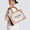 B-Army 42 Canvas-Tasche mit Lederdetails B-Army 42 Canvas-Tasche mit Lederdetails