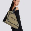 B-Army 42 Canvas-Tasche mit Lederdetails B-Army 42 Canvas-Tasche mit Lederdetails