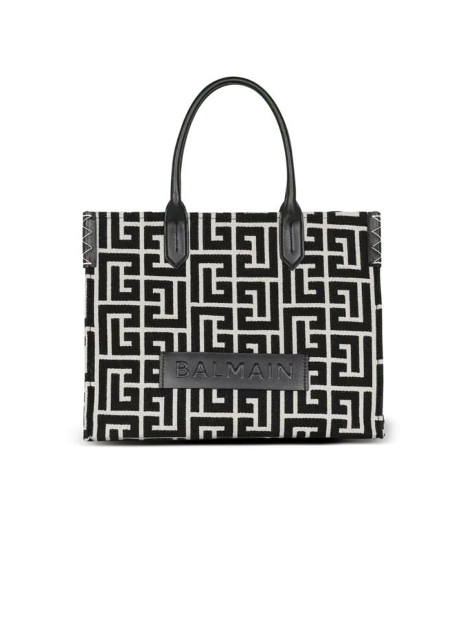 B-Army 42 Monogramm-Jacquard- und Ledertasche B-Army 42 Monogramm-Jacquard- und Ledertasche