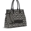 B-Army 42 Monogramm-Jacquard- und Ledertasche B-Army 42 Monogramm-Jacquard- und Ledertasche