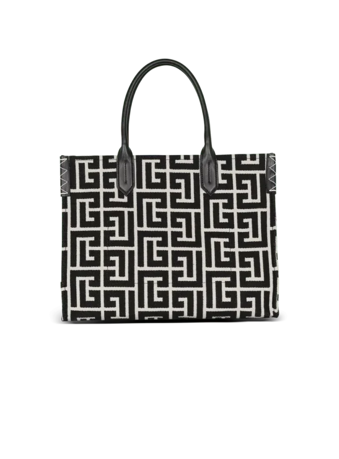 B-Army 42 Monogramm-Jacquard- und Ledertasche B-Army 42 Monogramm-Jacquard- und Ledertasche