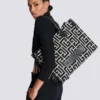 B-Army 42 Monogramm-Jacquard- und Ledertasche B-Army 42 Monogramm-Jacquard- und Ledertasche
