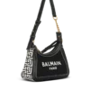 B-Army Handtasche aus Monogramm-Canvas und Leder B-Army Handtasche aus Monogramm-Canvas und Leder