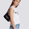 B-Army Handtasche aus Monogramm-Canvas und Leder B-Army Handtasche aus Monogramm-Canvas und Leder