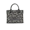 B-Army Jacquard- und Ledertasche mit Monogramm B-Army Jacquard- und Ledertasche mit Monogramm