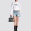 B-Army Jacquard- und Ledertasche mit Monogramm B-Army Jacquard- und Ledertasche mit Monogramm