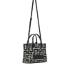 B-Army Jacquard- und Ledertasche mit Monogramm B-Army Jacquard- und Ledertasche mit Monogramm