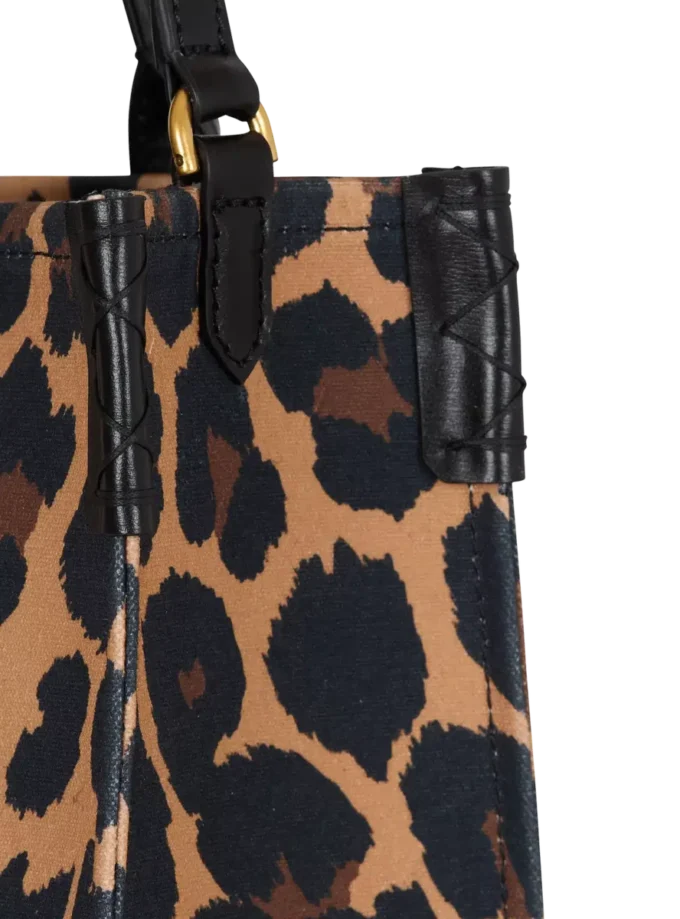 B-Army Kleine Canvas-Tasche mit Leopardenmuster B-Army Kleine Canvas-Tasche mit Leopardenmuster