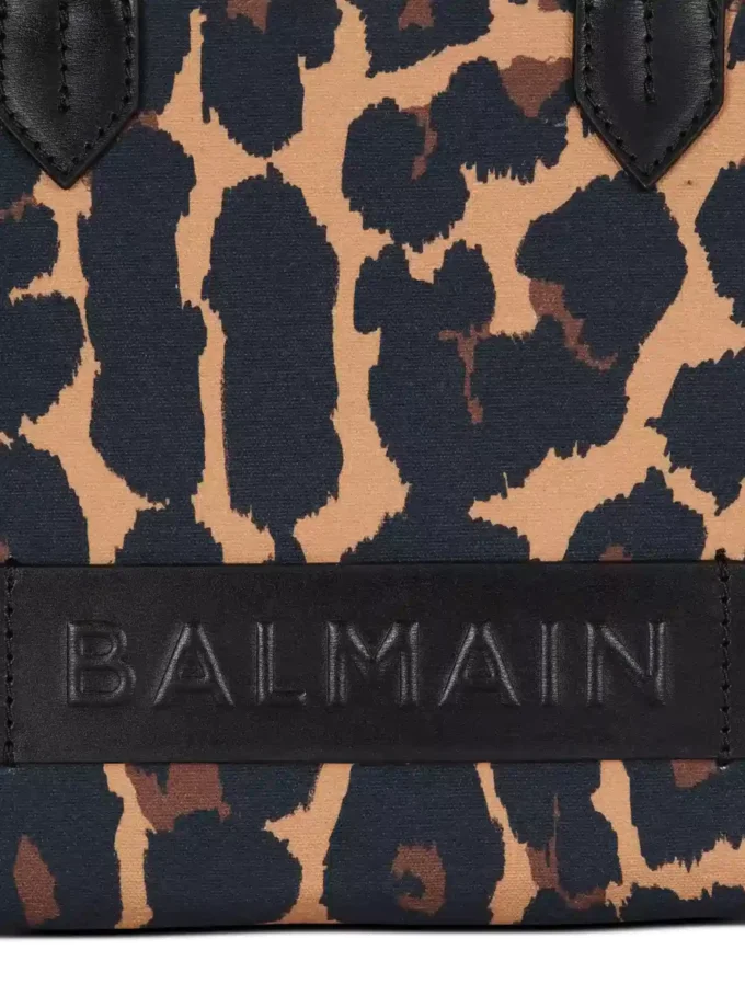 B-Army Kleine Canvas-Tasche mit Leopardenmuster B-Army Kleine Canvas-Tasche mit Leopardenmuster