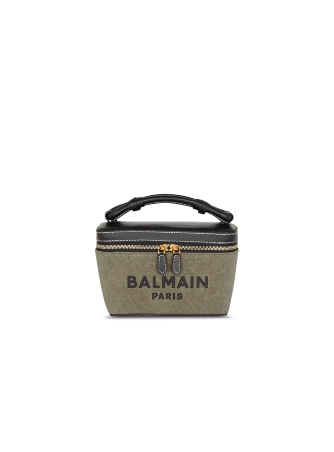 B-Army Kosmetiktasche aus Canvas und Leder B-Army Kosmetiktasche aus Canvas und Leder