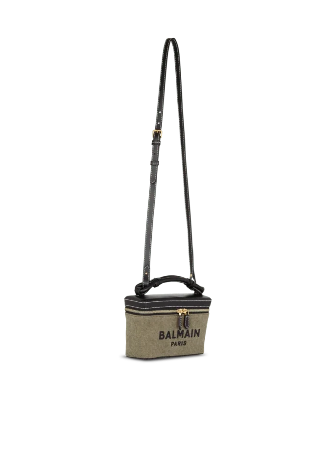 B-Army Kosmetiktasche aus Canvas und Leder B-Army Kosmetiktasche aus Canvas und Leder