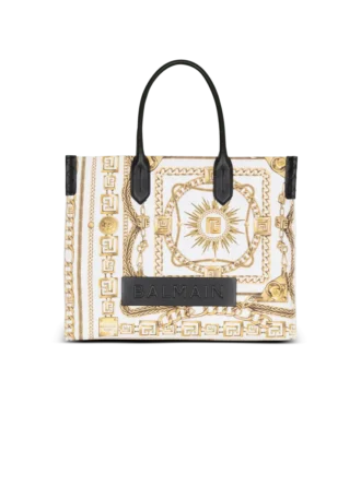 B-Army Medium Tragetasche aus bedrucktem Canvas B-Army Medium Tragetasche aus bedrucktem Canvas