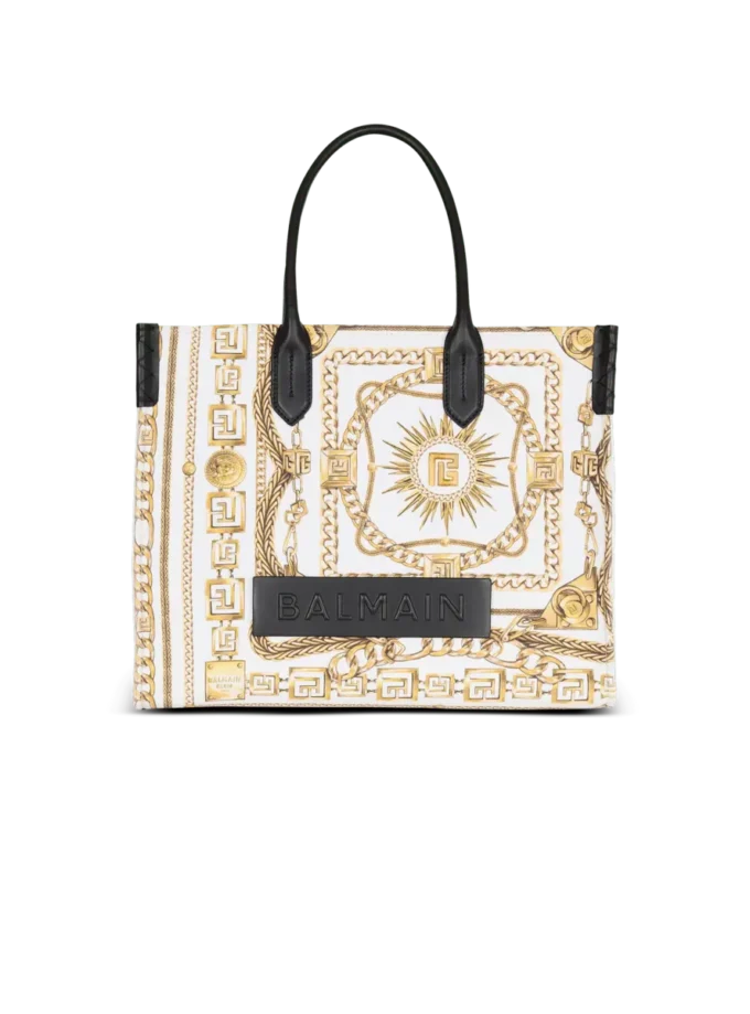 B-Army Medium Tragetasche aus bedrucktem Canvas
