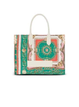B-Army Medium Tragetasche aus bedrucktem Canvas