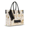 B-Army Medium Tragetasche aus bedrucktem Canvas
