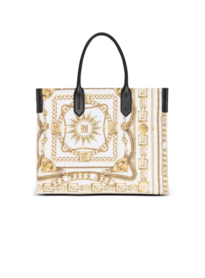 B-Army Medium Tragetasche aus bedrucktem Canvas