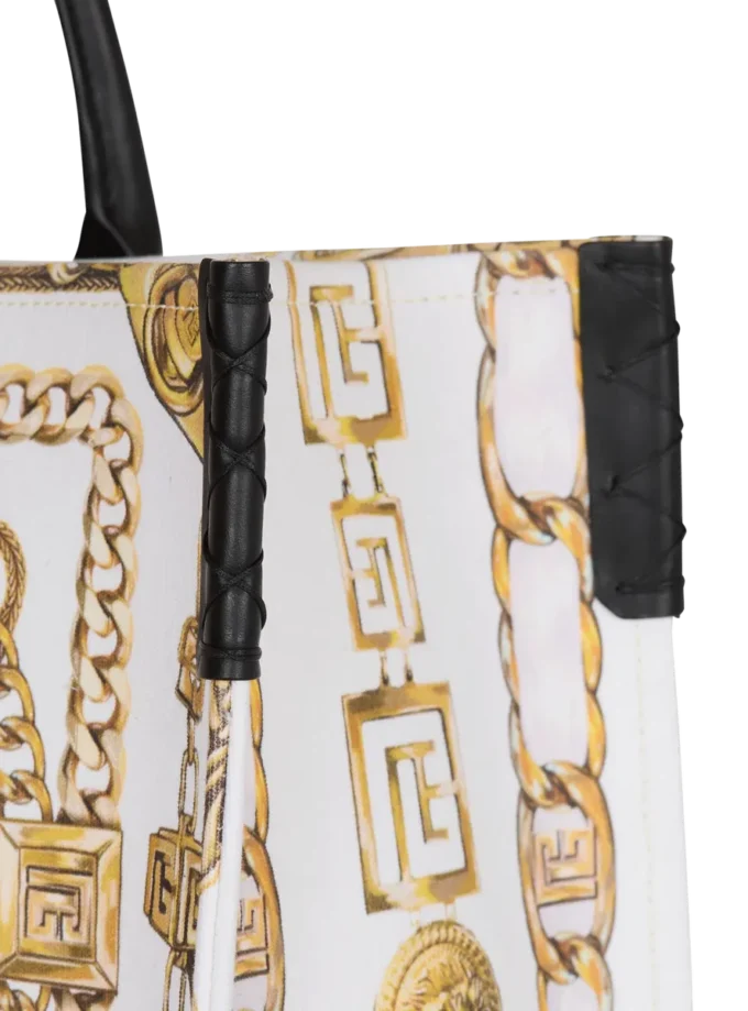 B-Army Medium Tragetasche aus bedrucktem Canvas