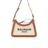B-Army Schultertasche aus Canvas und Leder B-Army Schultertasche aus Canvas und Leder