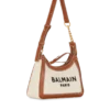B-Army Schultertasche aus Canvas und Leder B-Army Schultertasche aus Canvas und Leder