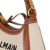 B-Army Schultertasche aus Canvas und Leder B-Army Schultertasche aus Canvas und Leder