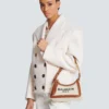 B-Army Schultertasche aus Canvas und Leder B-Army Schultertasche aus Canvas und Leder