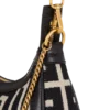B-Army Schultertasche aus Jacquard mit Monogramm