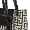 B-Army Tragetasche aus Canvas mit Monogramm und Leder B-Army Tragetasche aus Canvas mit Monogramm und Leder