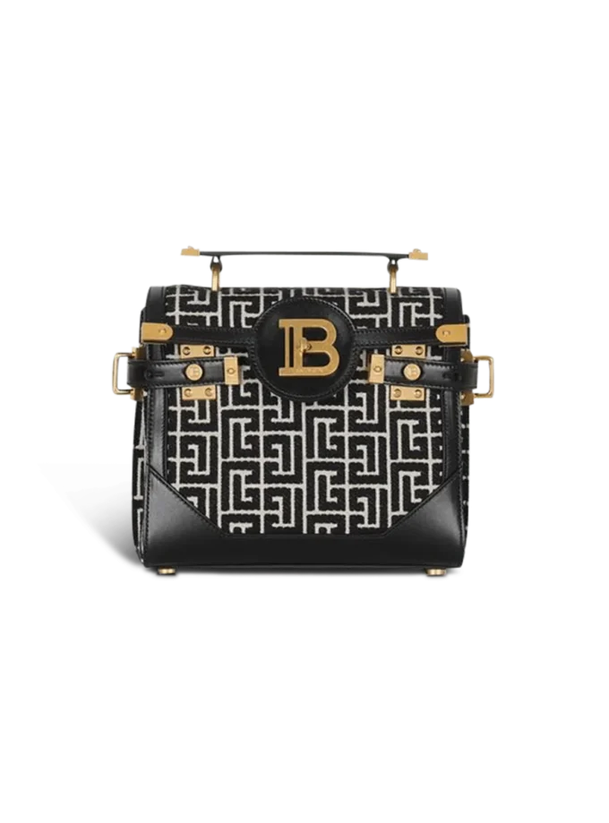 B-Buzz 23 Tasche aus Jacquard und Leder B-Buzz 23 Tasche aus Jacquard und Leder