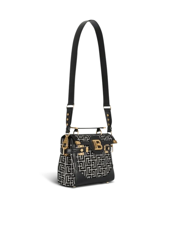 B-Buzz 23 Tasche aus Jacquard und Leder B-Buzz 23 Tasche aus Jacquard und Leder