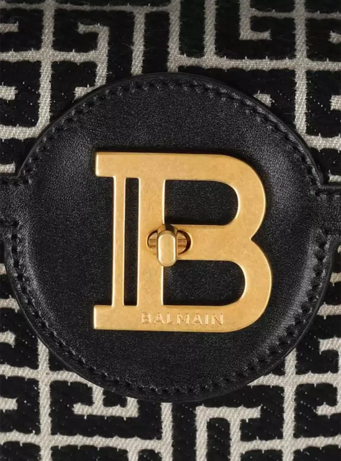 B-Buzz 23 Tasche aus Jacquard und Leder B-Buzz 23 Tasche aus Jacquard und Leder