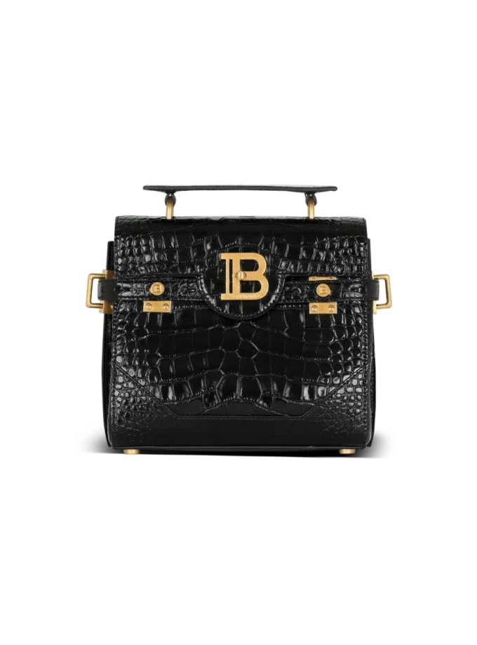 B-Buzz 23 Tasche aus Leder mit Krokodilprägung B-Buzz 23 Tasche aus Leder mit Krokodilprägung
