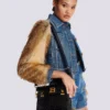 B-Buzz 23 Tasche aus Leder mit Krokodilprägung B-Buzz 23 Tasche aus Leder mit Krokodilprägung
