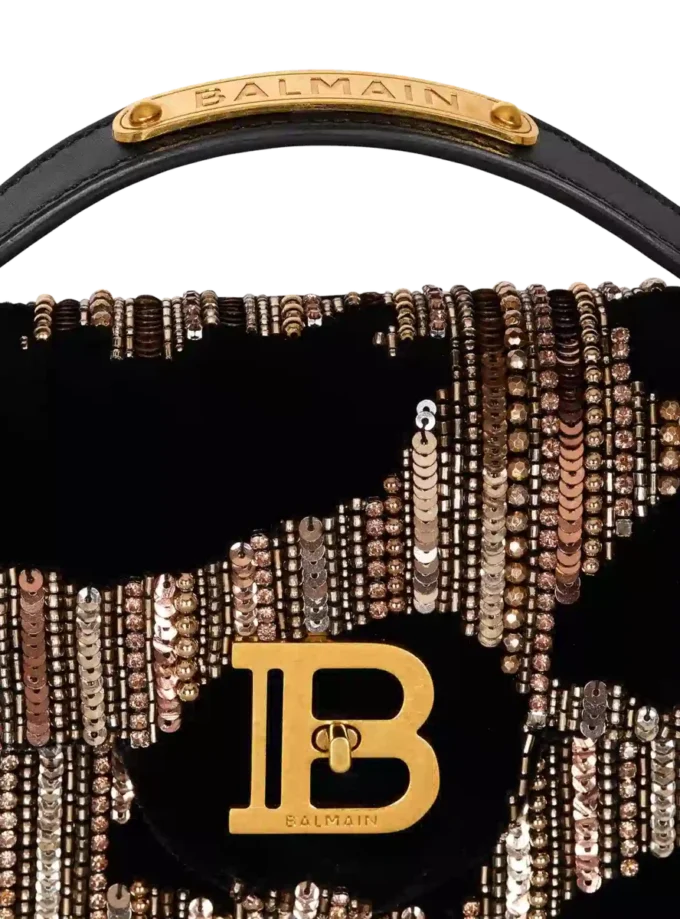 B-Buzz Dynasty Tasche aus besticktem Samt B-Buzz Dynasty Tasche aus besticktem Samt