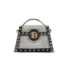 B-Buzz Dynasty Tasche aus Leder und besticktem Satin B-Buzz Dynasty Tasche aus Leder und besticktem Satin