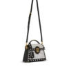 B-Buzz Dynasty Tasche aus Leder und besticktem Satin B-Buzz Dynasty Tasche aus Leder und besticktem Satin