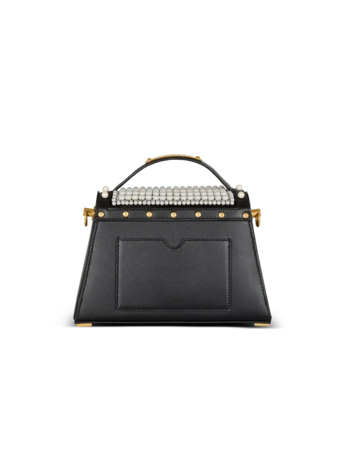 B-Buzz Dynasty Tasche aus Leder und besticktem Satin B-Buzz Dynasty Tasche aus Leder und besticktem Satin