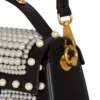 B-Buzz Dynasty Tasche aus Leder und besticktem Satin B-Buzz Dynasty Tasche aus Leder und besticktem Satin
