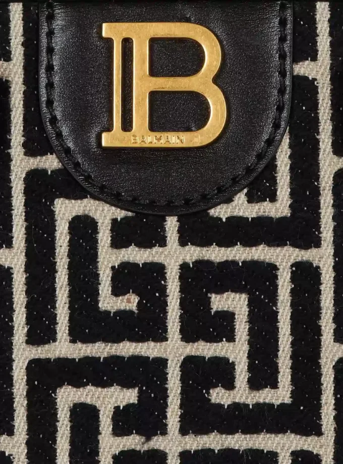 B-Buzz Kleine Handtasche mit Monogramm aus Canvas und Leder B-Buzz Kleine Handtasche mit Monogramm aus Canvas und Leder