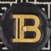 B-Buzz Pouch 23 aus Jacquard-Canvas mit Monogramm und Leder B-Buzz Pouch 23 aus Jacquard-Canvas mit Monogramm und Leder