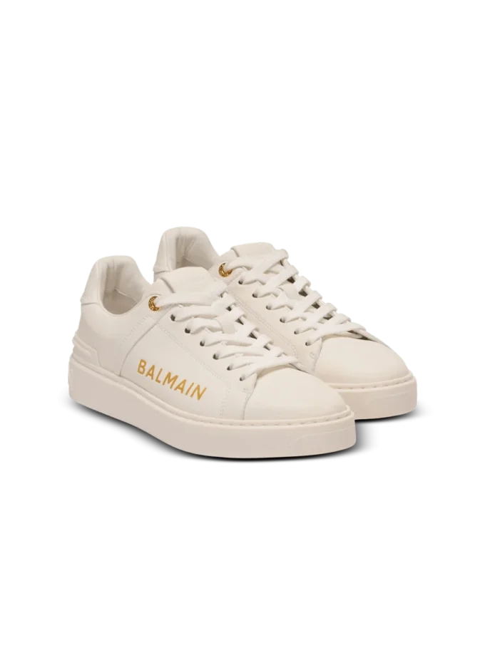 B-Court Sneakers aus bedrucktem Kalbsleder B-Court Sneakers aus bedrucktem Kalbsleder